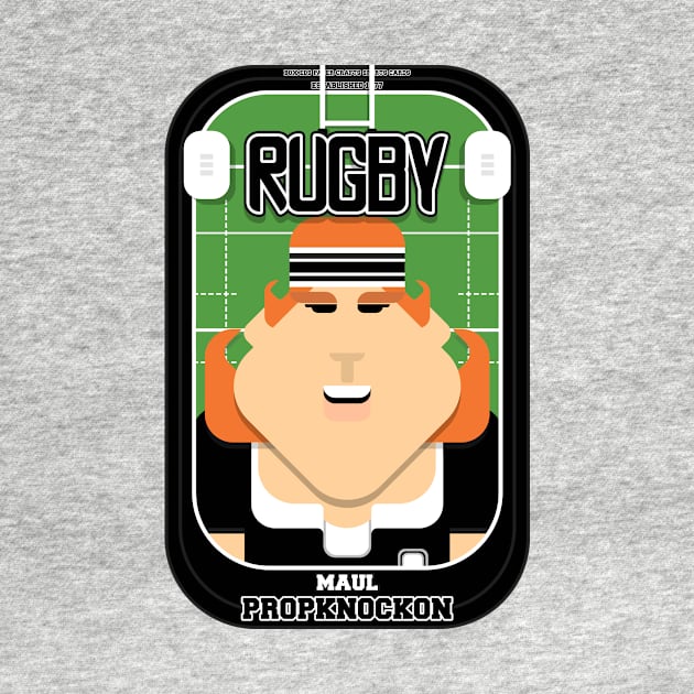 Rugby Black - Maul Propknockon - Jacqui version by Boxedspapercrafts